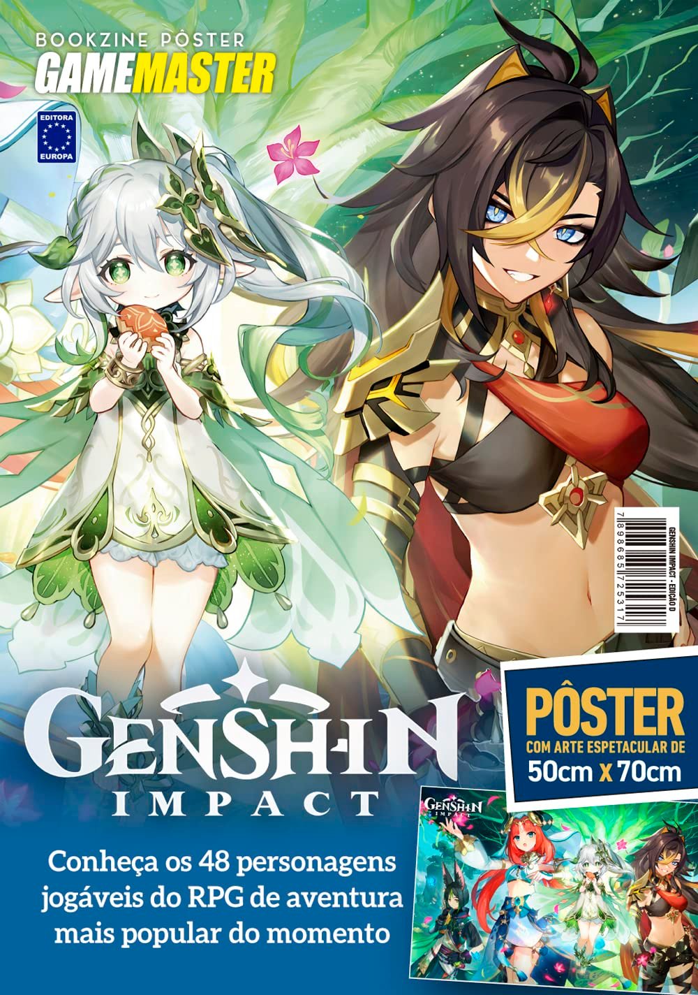 Superpôster Game Master – Genshin Impact – Arte D – Livro Resumo