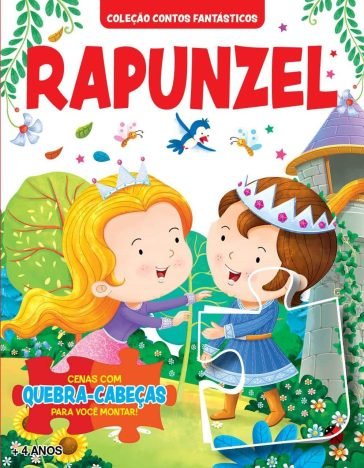 Coleção Contos Fantásticos - Rapunzel Livro Quebra-Cabeça