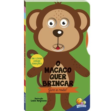 Gire o Disco Um livro sobre Emoções Macaco