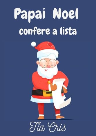 Papai Noel confere a lista